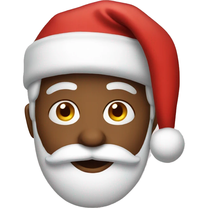 Santa face emoji