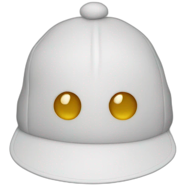 Whites hat emoji