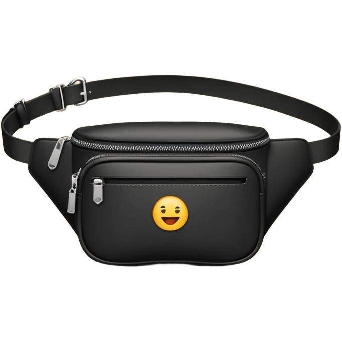 black waist bags emoji