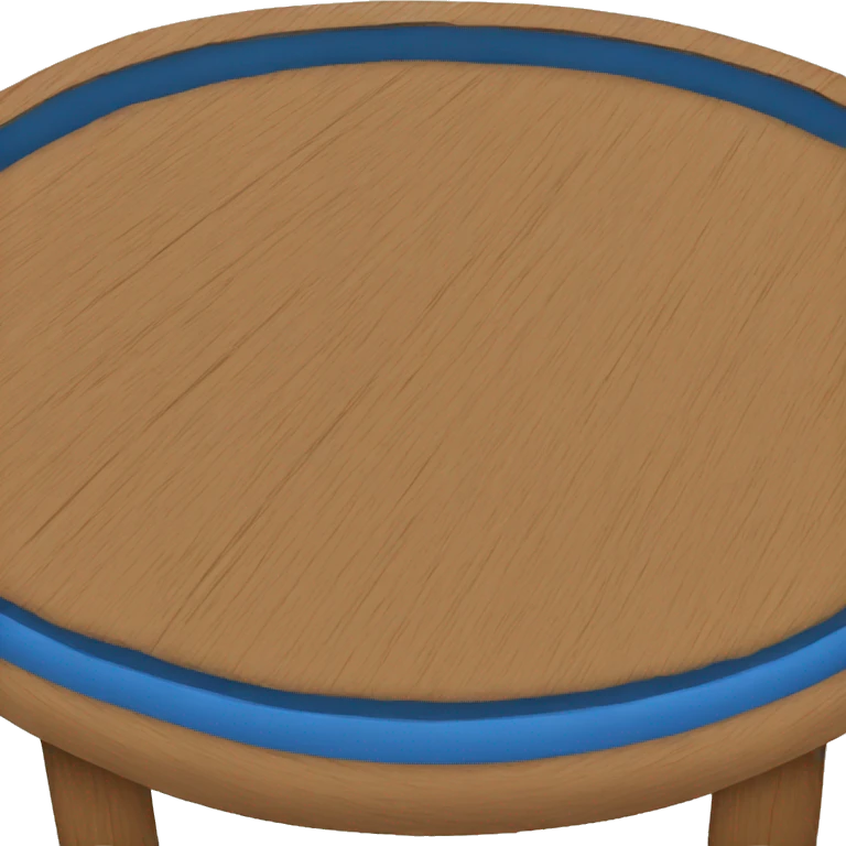 round blue teak emoji