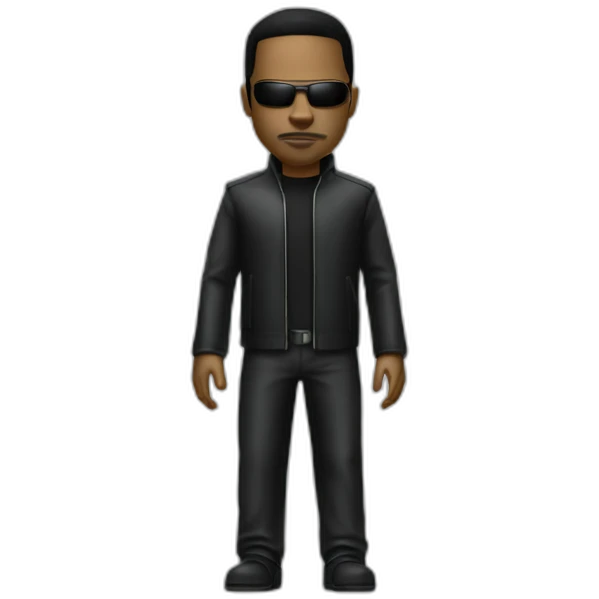 The Matrix man full body emoji