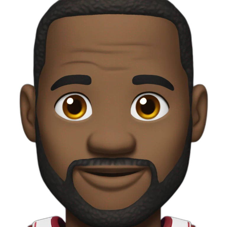 Lebron James étonné emoji