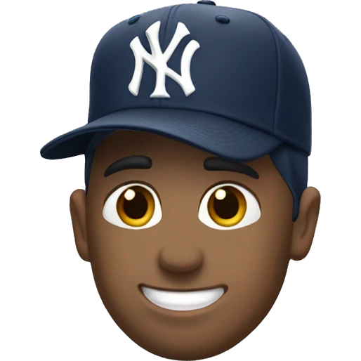 New York Yankees hat emoji