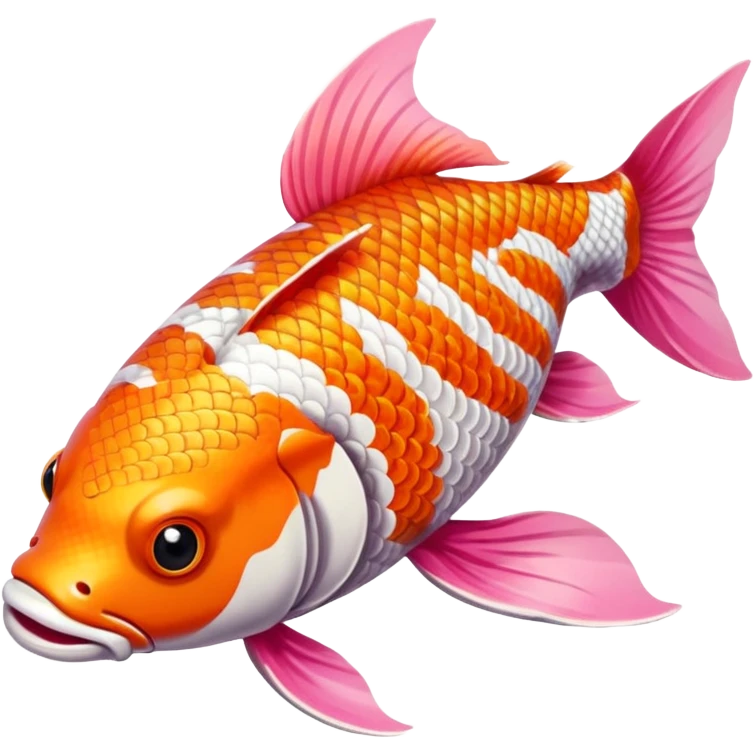 peixe koi rosa emoji