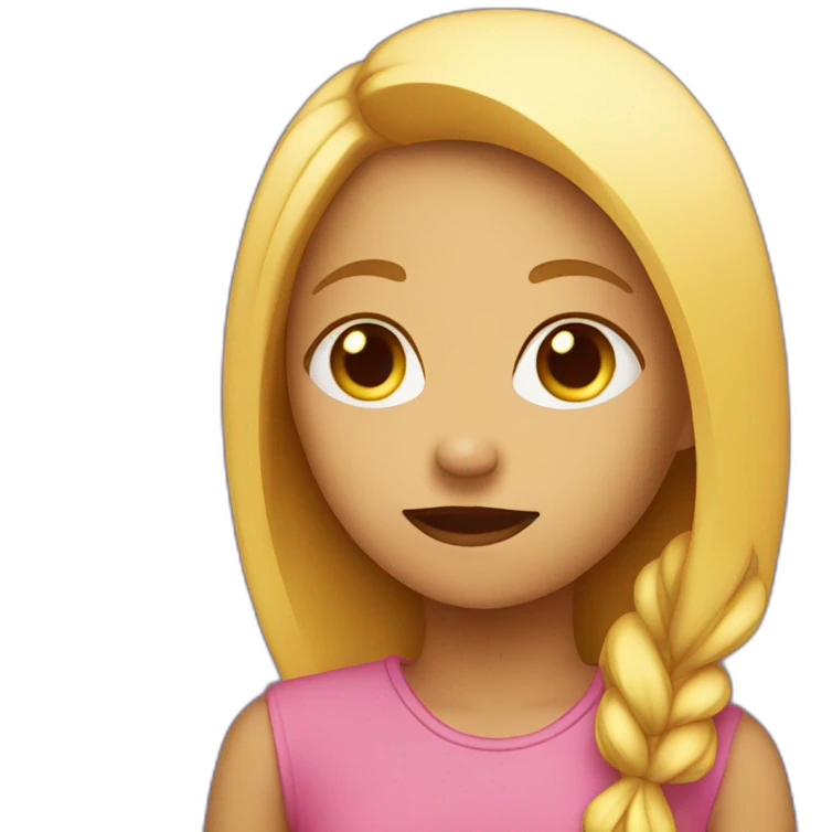 girl thinking question mark  emoji