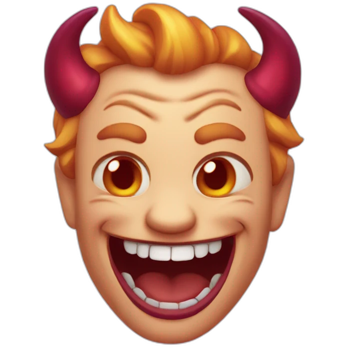 giggling devil emoji