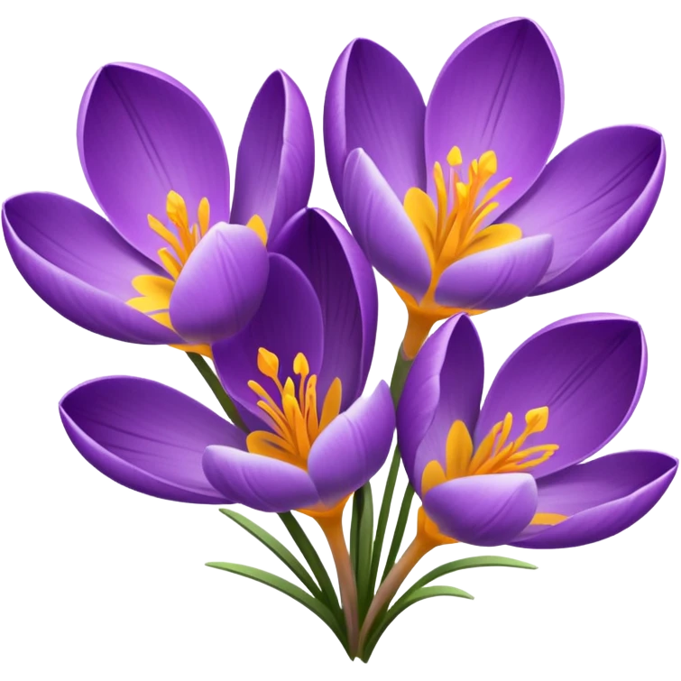 crocus flowers emoji