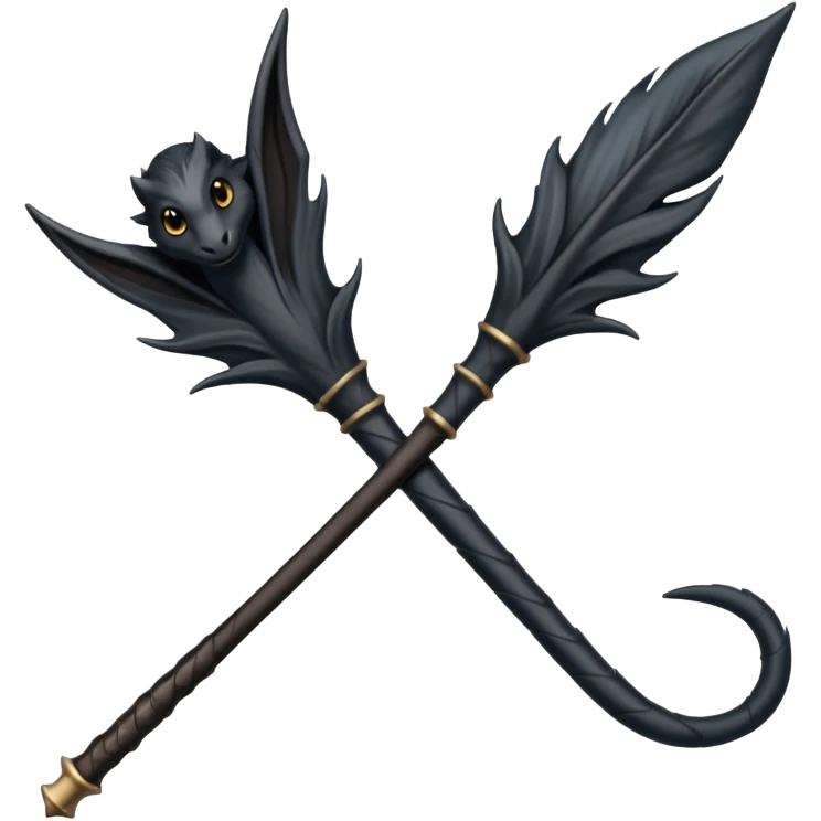 Harry potter zauberstab (schwarzdorn, thestralschweifhaar) 🪄  emoji