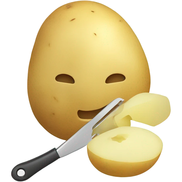 Peel potatoes  emoji
