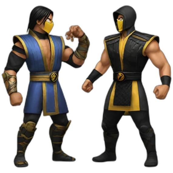mortal kombat 2 battle between two people emoji