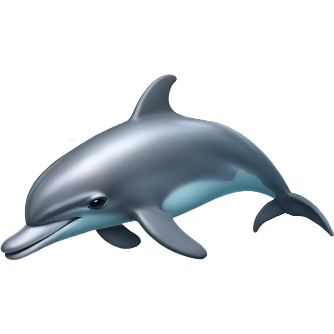 Dolphin with in a ocean emoji