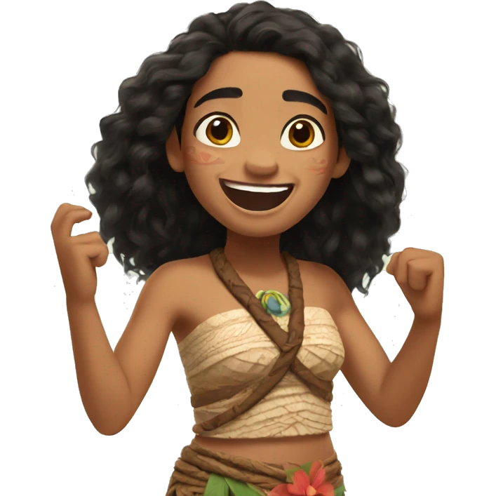MOANA HAPPY emoji