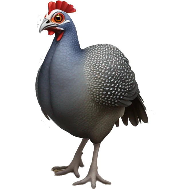 guinea fowl atack emoji