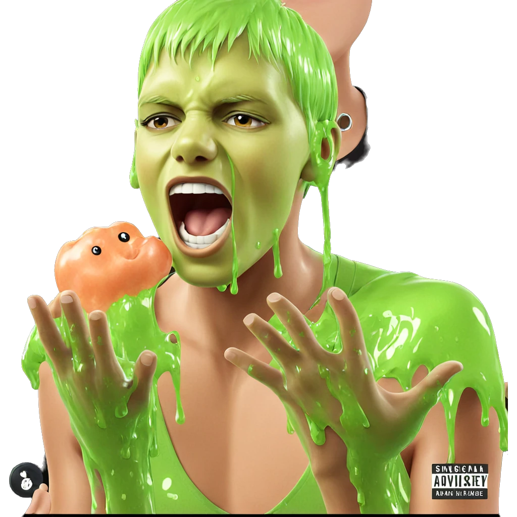 boy with slime surprise emoji