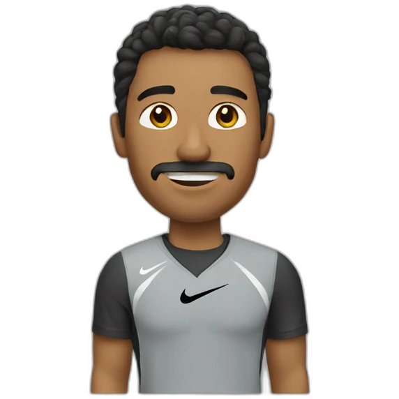 Hombre con nike emoji