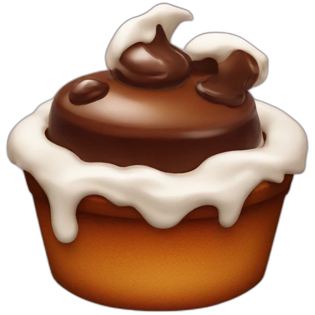Molten cake emoji
