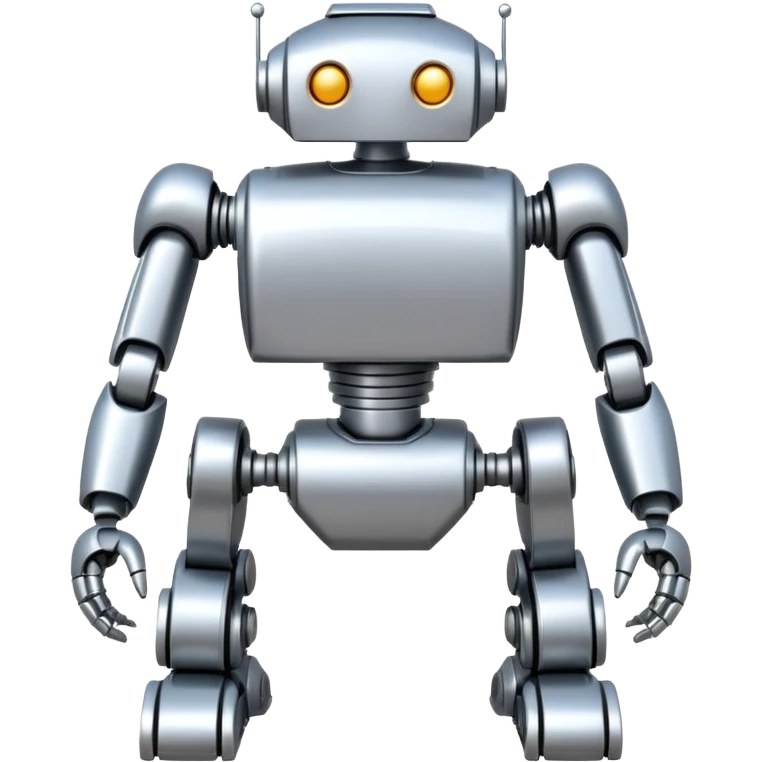 completely symetrical 4 legged robot emoji