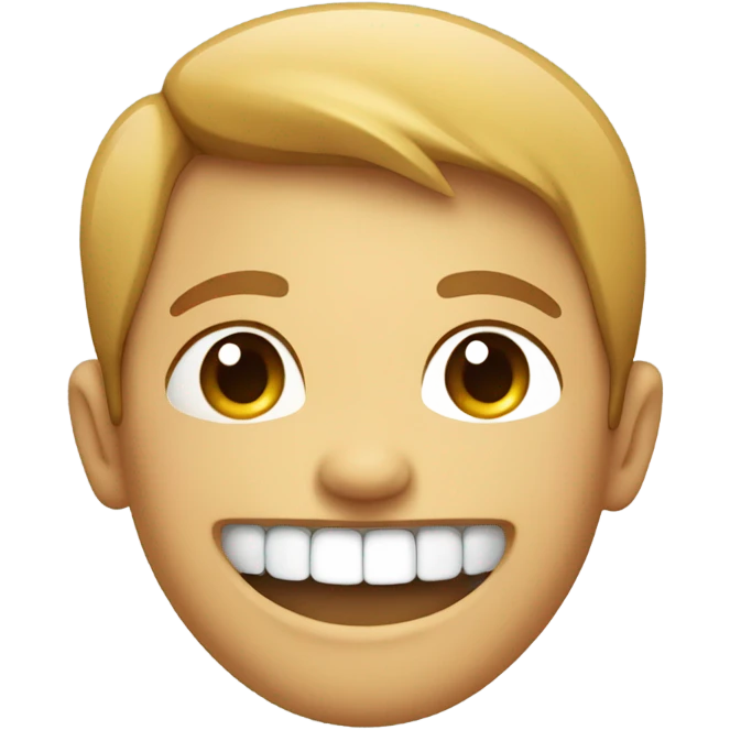 Smile with big gap  emoji