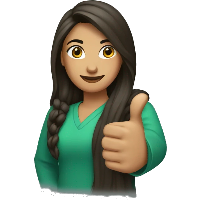 A PAKISTANI WOMAN WITH THUMBS UP emoji