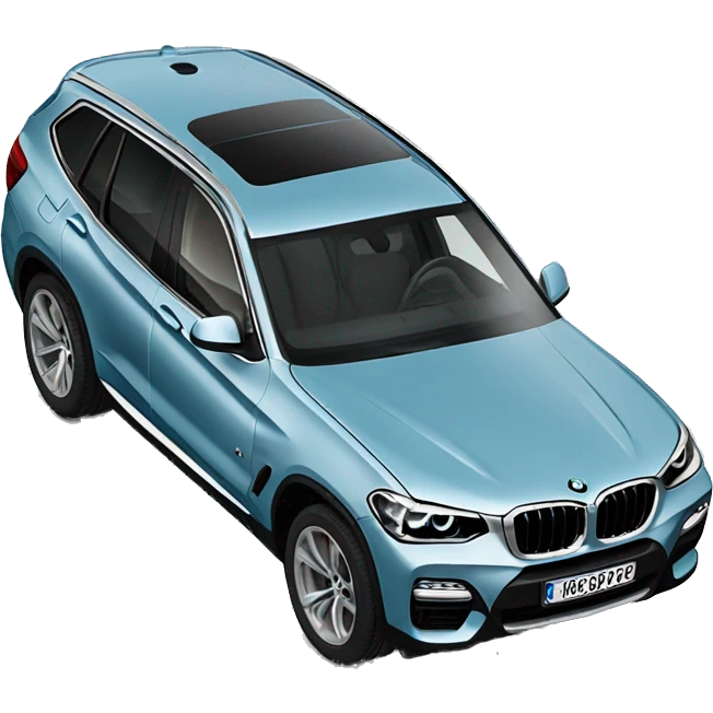 BMW X3 lightblue emoji