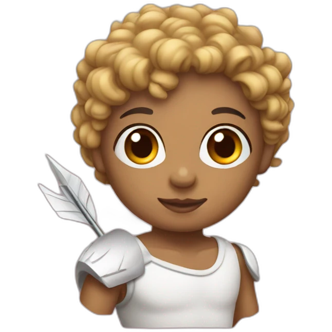 cupid light skin with an arrow emoji
