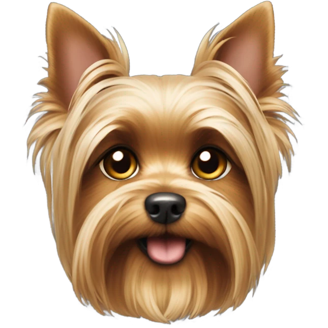 Short hair yorkie emoji