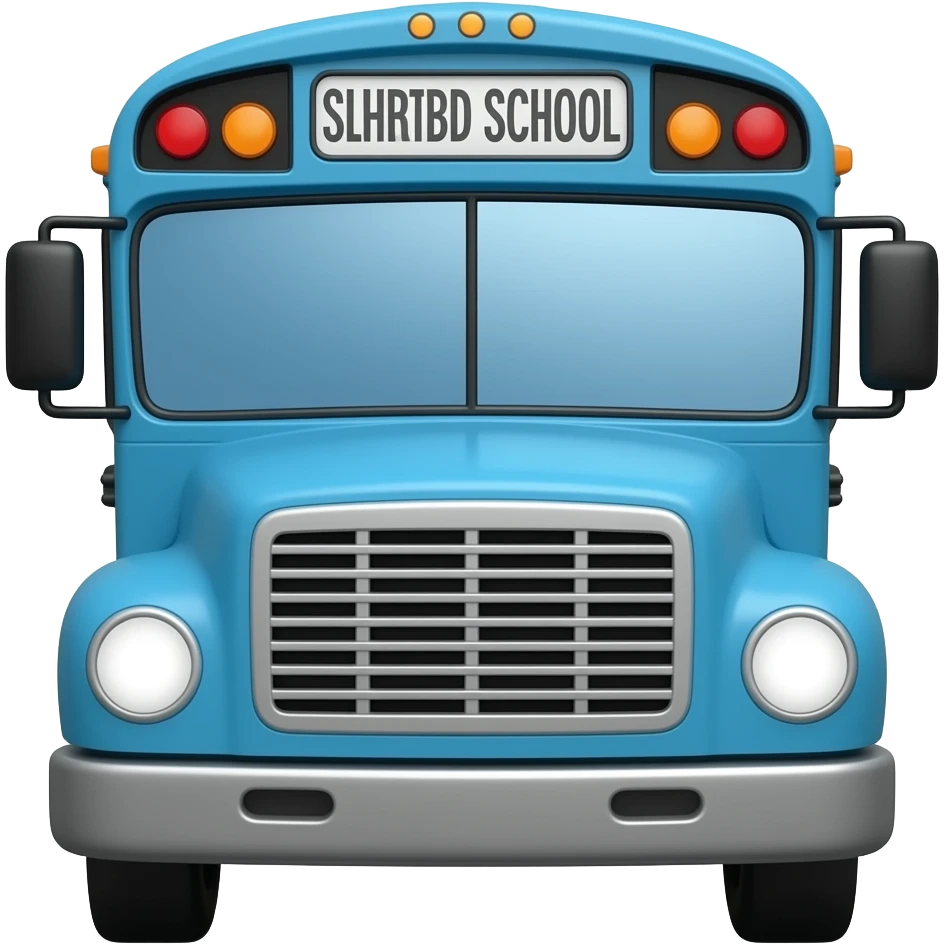 Bluebird School Bus emoji