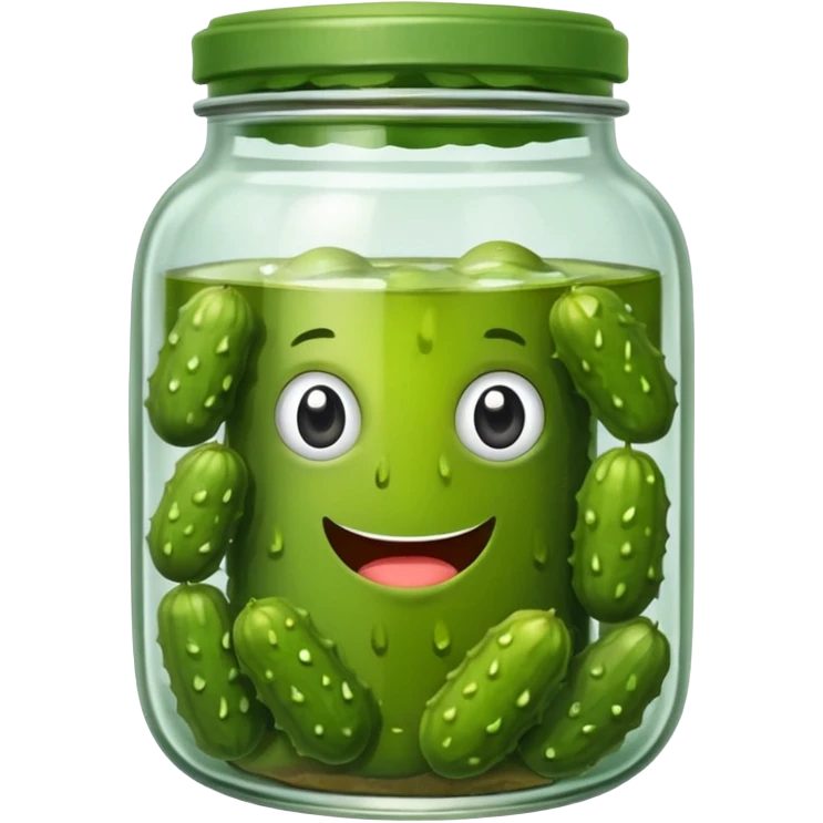 Pickle in a jar emoji