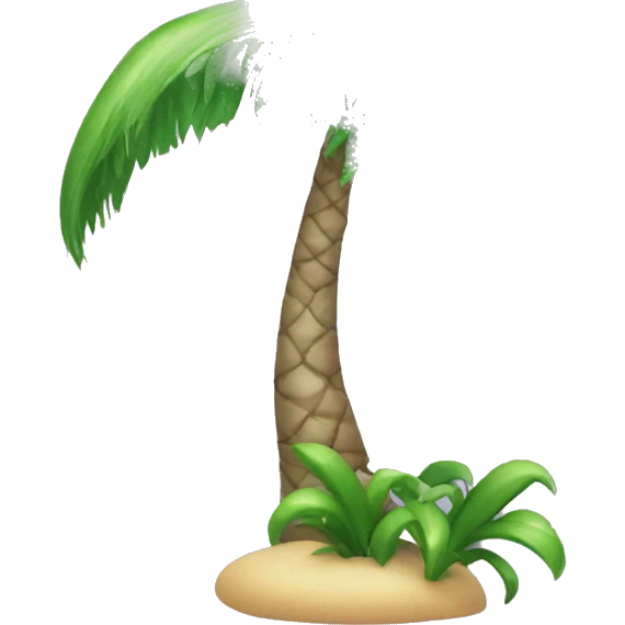 dolphin palm tree emoji