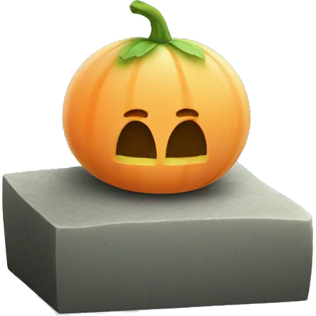gravestone for a melon emoji