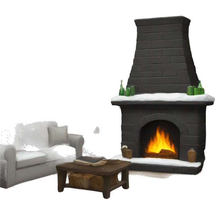 Winter blackFirePlace emoji