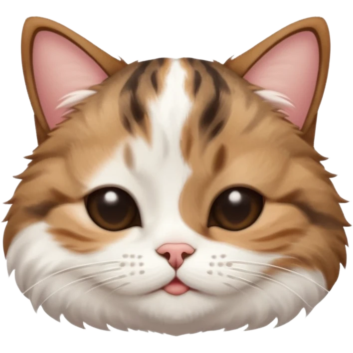 dark brown tabby and white cat in funny positions upside down with eyes closed emoji