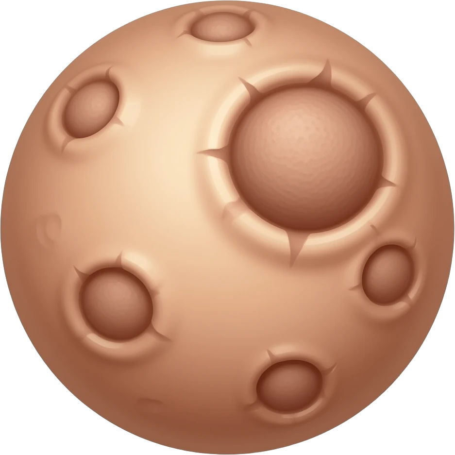 ugly skin cancer with crust emoji