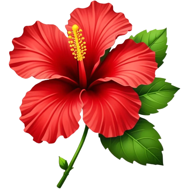 Hibiscus flower emoji