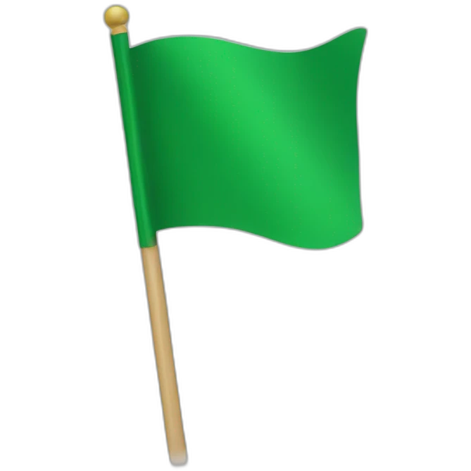Green flag  emoji