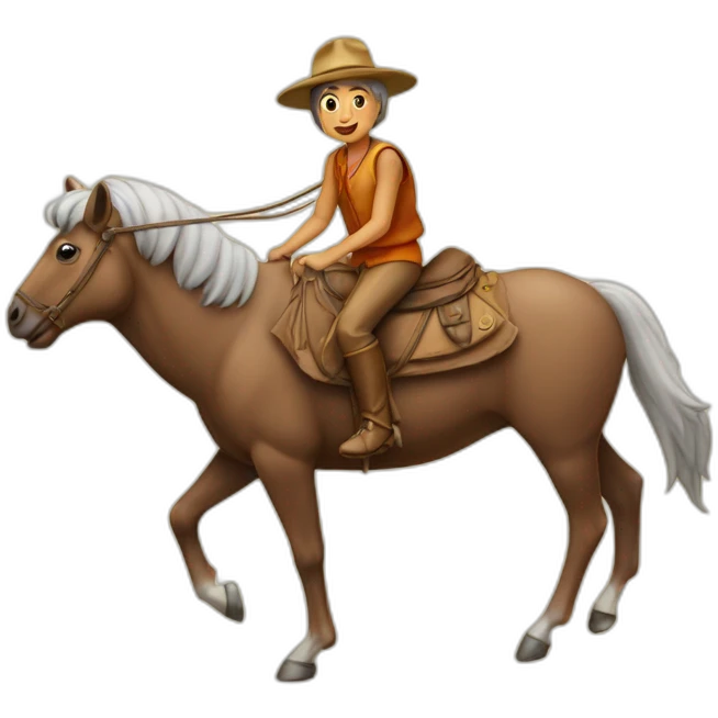 Caca sur un chameau emoji