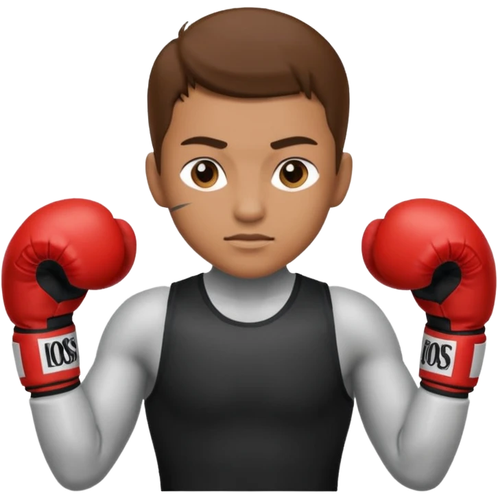 athlete in boxing gloves emoji