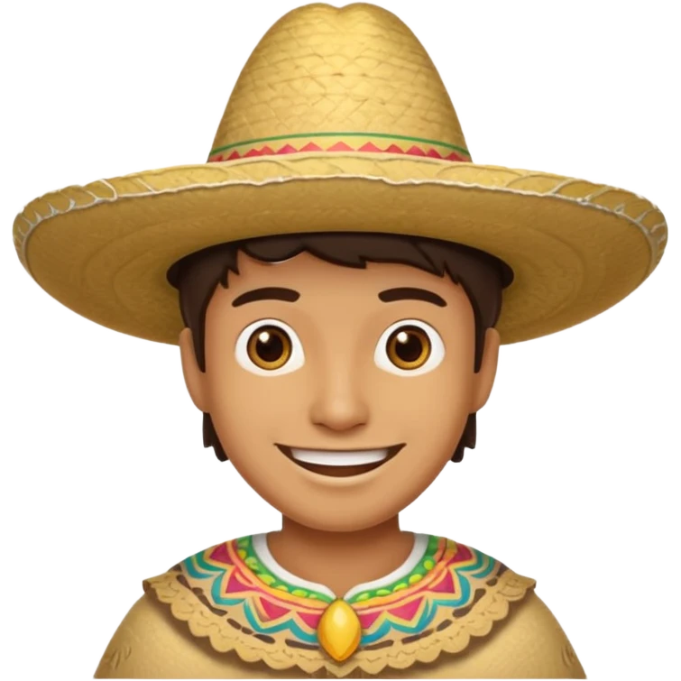 Create different emoticons with Hispanic cultural outfits using the picture emoji