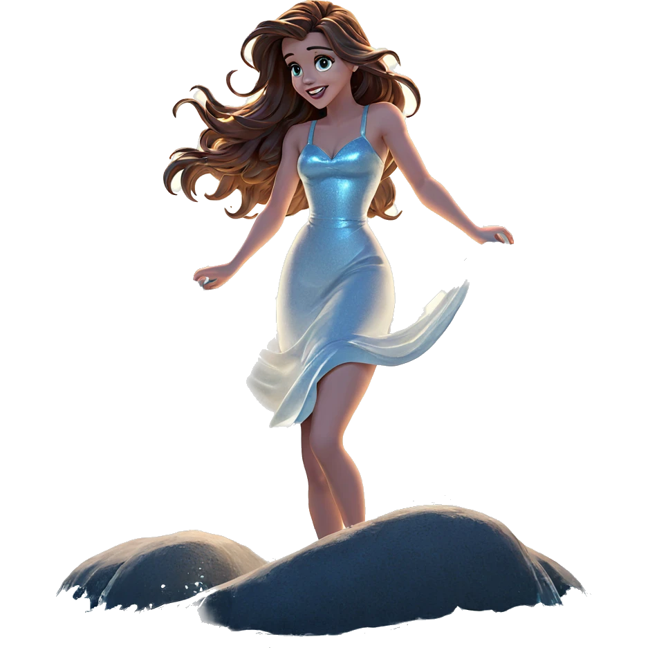 moonlit smile by the water emoji
