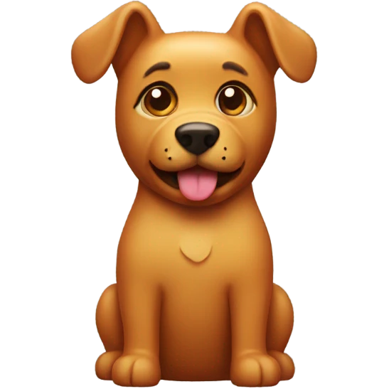 Gummy dog emoji