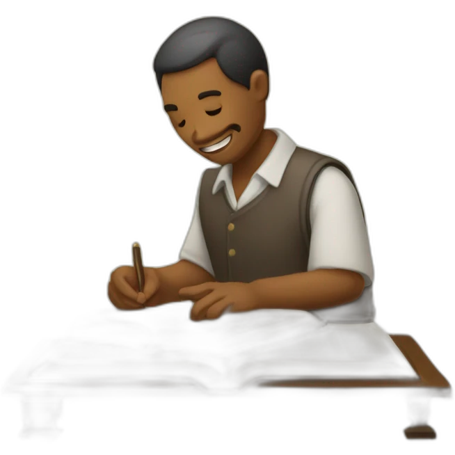 lectura Biblia hombre emoji