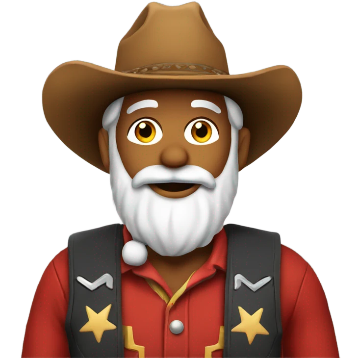Cowboy Santa  emoji