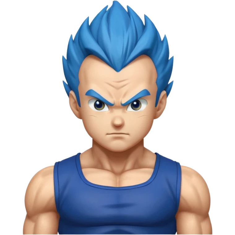 Vegeta blue emoji