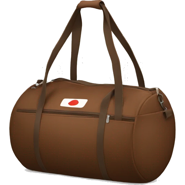 Brown sports bag emoji
