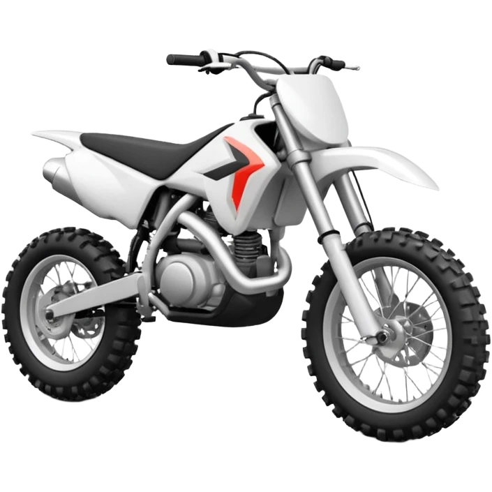 white dirt bike emoji