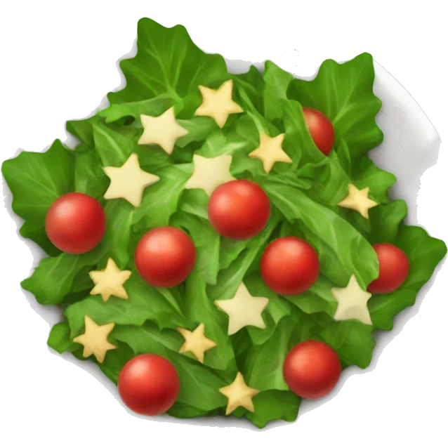Christmas salad emoji