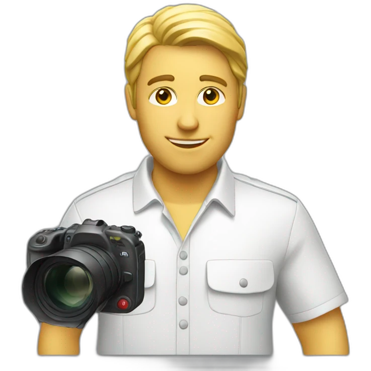 white-tv-camera-operator emoji