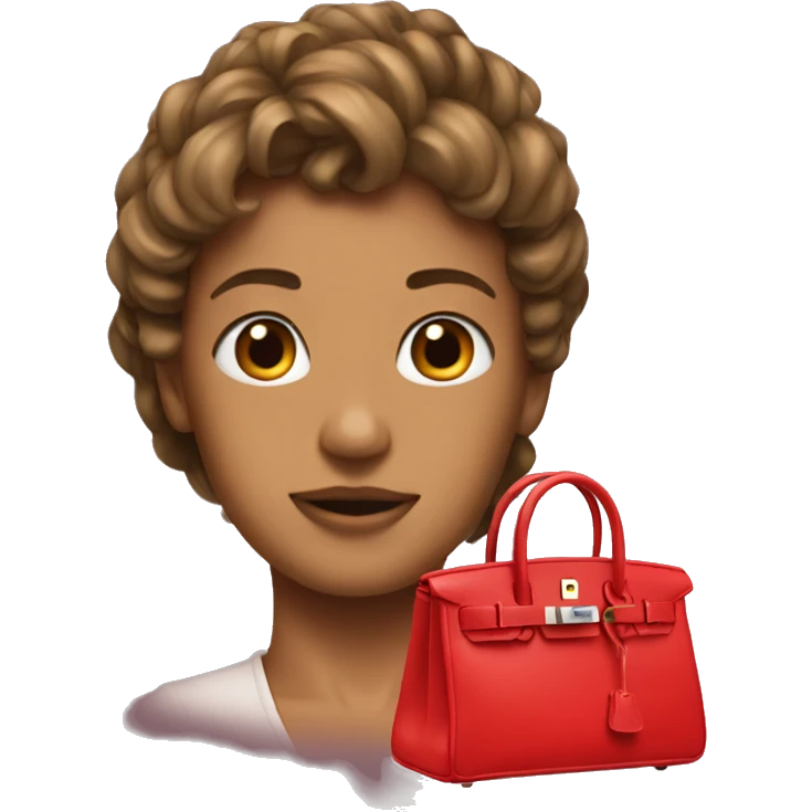 Red birkin  emoji