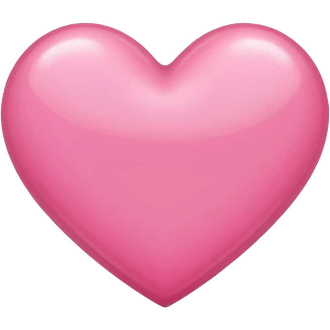 Pink heart emoji