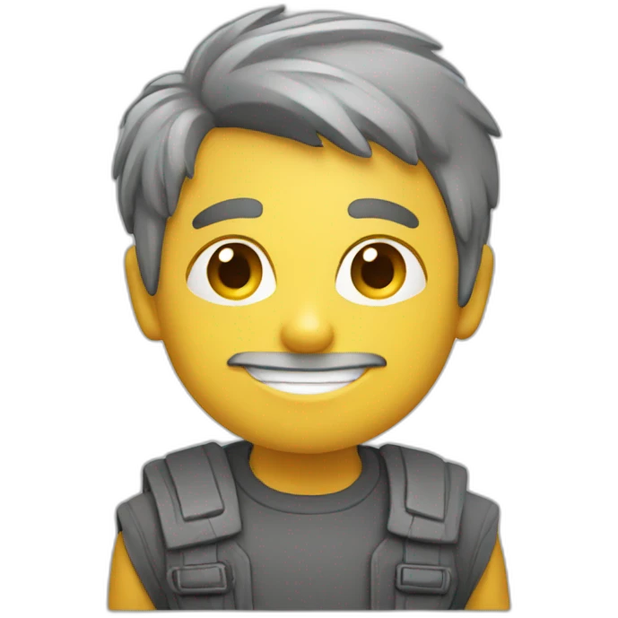 Chat gris emoji
